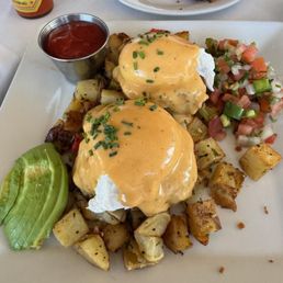 Crab cake Benedict