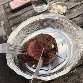 1885 Grill - Wayyy undercooked steak - Seafood Near Me - Chattanooga, Tennessee