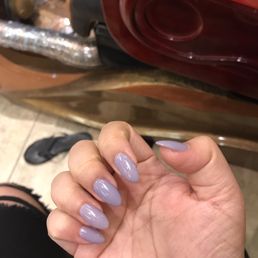 Almond acrylic nails by Tiffany Almond acrylic nails by Tiffany