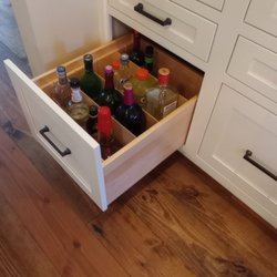 AHA Custom Woodworks - Drawer for liquor bottles