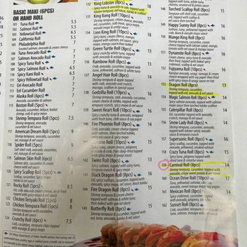 Tekka Sushi - Menu Page 2 - Japanese Near Me - Elk Grove Village, Illinois