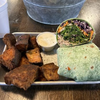 Farm Fresh Fast - BBQ Chicken Wrap - Fast Food Near Me - Greenville, South Carolina Farm Fresh Fast - BBQ Chicken Wrap - Fast Food Near Me - Greenville, South Carolina