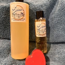 Bubbles - Sweet almond oil, orange blossom with pikas, sweet almond oil with tangerine, cute cherry almond heart soap.