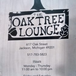 Oak Tree Lounge - Menu 1