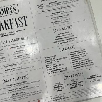 Grampa's Restaurant - Breakfast Menu - New American Near Me - Hollywood, Florida Grampa's Restaurant - Breakfast Menu - New American Near Me - Hollywood, Florida