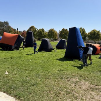 AirballingLA - Laser tag birthday party at the community park - Bubble Soccer Near Me