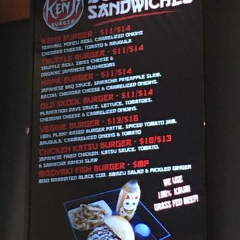 Kenji Burger - Menu as of March 2020 - Burgers Near Me - Kapaa, Hawaii Kenji Burger - Menu as of March 2020 - Burgers Near Me - Kapaa, Hawaii