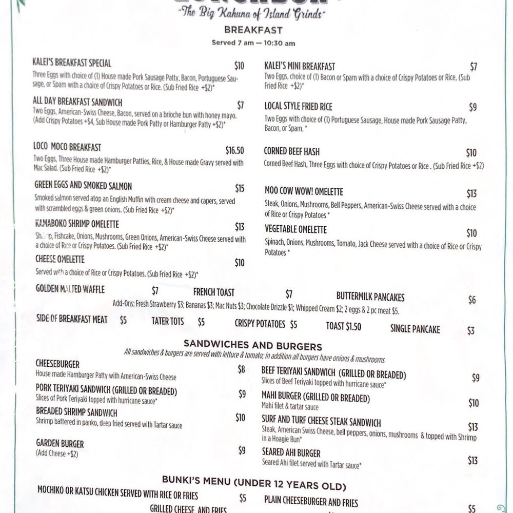 Kaleis Lunchbox - Menu - Hawaiian Near Me - Wailuku, Hawaii Kaleis Lunchbox - Menu - Hawaiian Near Me - Wailuku, Hawaii