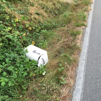 US Post Office - Poor mailbox victim of a hit and run. - Post Offices Near Me - Lynnwood, Washington US Post Office - Poor mailbox victim of a hit and run. - Post Offices Near Me - Lynnwood, Washington