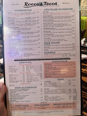 Menu photo 6 Rocco's Tacos & Tequila Bar Boca Raton, FL