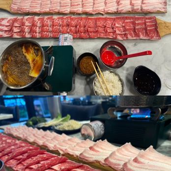 Honolulu Hotpot Hale - 1 yard of pork belly and 1 yard of beef short rib - Hot Pot Near Me - Honolulu, Hawaii Honolulu Hotpot Hale - 1 yard of pork belly and 1 yard of beef short rib - Hot Pot Near Me - Honolulu, Hawaii