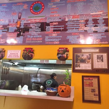 Lalo's Restaurant - Menu pic. - Mexican Near Me - Sacramento, California