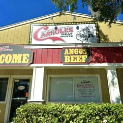 Carroll's Meat Shoppe Seafood & Produce Market - The entrance the south side of the store. There's another entrance facing Old St. Augustine Road on the west side.