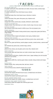 Menu photo 4 Taco Darlin Wichita Falls, TX