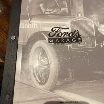 Ford's Garage Ft. Myers - Menu - Burgers Near Me - Fort Myers, Florida