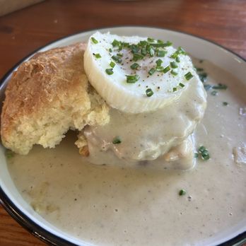 Bang Bang Pie & Biscuits - Gravy Biscuit with egg and chicken sausage - Bakeries Near Me - Chicago, Illinois Bang Bang Pie & Biscuits - Gravy Biscuit with egg and chicken sausage - Bakeries Near Me - Chicago, Illinois