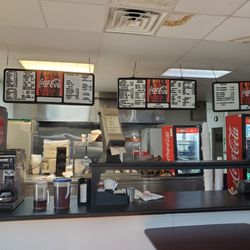 Dixie Burger - Counter with menu