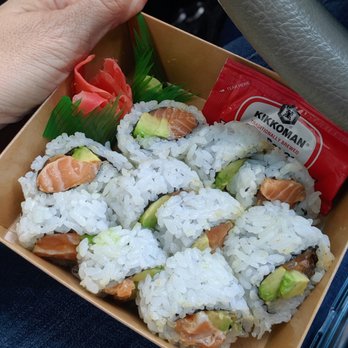 IKOI Sushi Café - Salmon roll to go. Sooo good. - Japanese Near Me - Walnut Creek, California