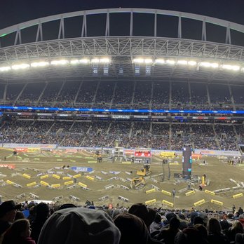Lumen Field - Supercross at Lumen Field in the evening - Stadiums & Arenas Near Me - Seattle, Washington Lumen Field - Supercross at Lumen Field in the evening - Stadiums & Arenas Near Me - Seattle, Washington