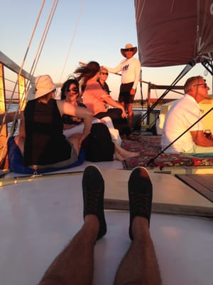 Sailing Montauk's Catamaran Mon Tiki by null