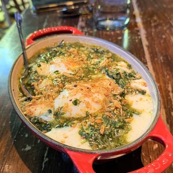 The Charter Oak Restaurant - Green Shakshouka (Brunch) - New American Near Me - St Helena, California The Charter Oak Restaurant - Green Shakshouka (Brunch) - New American Near Me - St Helena, California