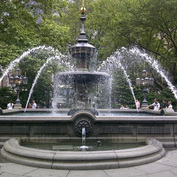 City Hall Park - The Jacob Wrey Mould Fountain - Parks Near Me - New York, New York City Hall Park - The Jacob Wrey Mould Fountain - Parks Near Me - New York, New York