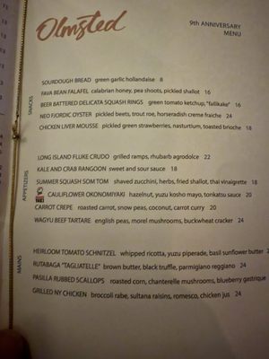 Menu photo 3 Olmsted Brooklyn, NY Menu photo 3 Olmsted Brooklyn, NY