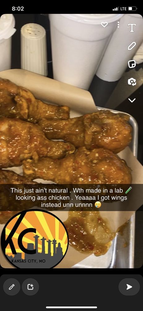 Food from Wings Cafe