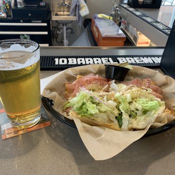 Cheba Hut Toasted Subs - Pinner sized club in white with an upslope lager. - Bars Near Me - Aurora, Colorado