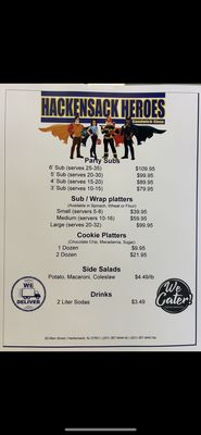 Menu photo 3 Hackensack Heroes Hackensack, NJ