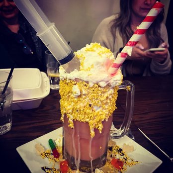 Bell City Diner - Milkshakes with a syringe shot - Diners Near Me - Bristol, Connecticut