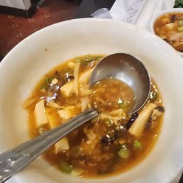 Hot and sour soup, or what's left of it, Hot and sour soup, or what's left of it,