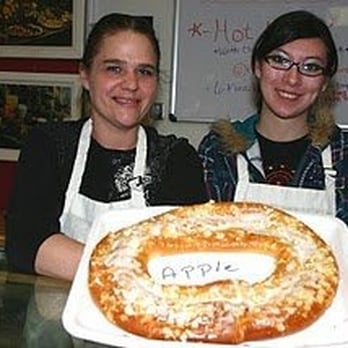 Kreger's Bakery & Deli - Michelle and Rachel, holding a scrumptious apple treat! - Bakeries Near Me - Wausau, Wisconsin Kreger's Bakery & Deli - Michelle and Rachel, holding a scrumptious apple treat! - Bakeries Near Me - Wausau, Wisconsin