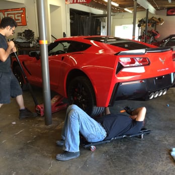 Hero Motorsports - Lowering Corvette C7 Stingray - Body Shops Near Me - Van Nuys, California