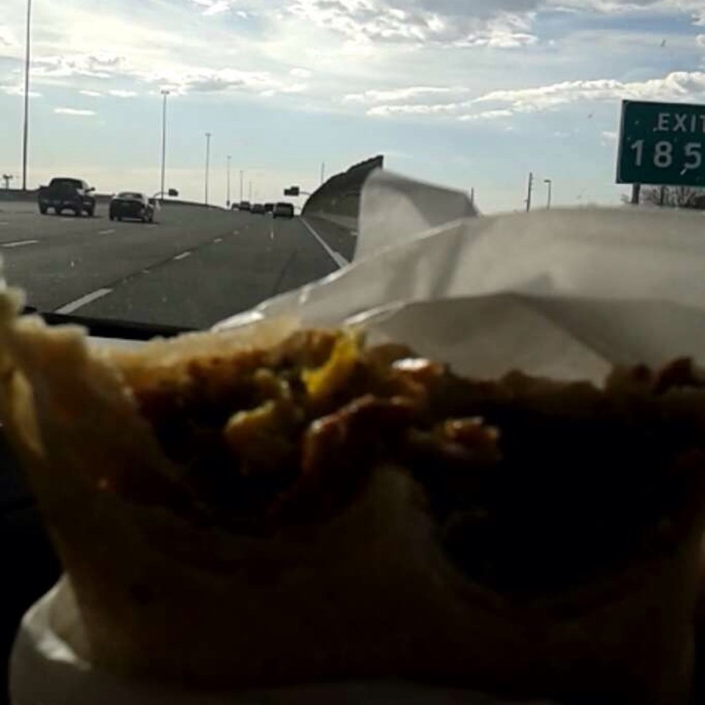 Burrito Express - on my way home to L.A munching on my supreme breakfast burrito on freeway... - Mexican Near Me - Gilbert, Arizona Burrito Express - on my way home to L.A munching on my supreme breakfast burrito on freeway... - Mexican Near Me - Gilbert, Arizona