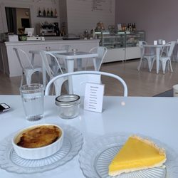 Creme Brule and Lemon Tart mmmmmm