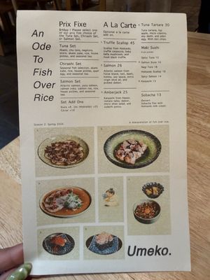 Menu photo 1 Umeko New York, NY Menu photo 1 Umeko New York, NY