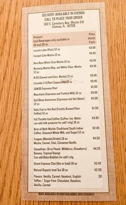Menu photo 2 Crossroads Cafe Chenoa, IL