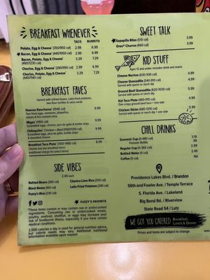 Menu photo 1 Fuzzy's Taco Shop Lakeland, FL Menu photo 1 Fuzzy's Taco Shop Lakeland, FL