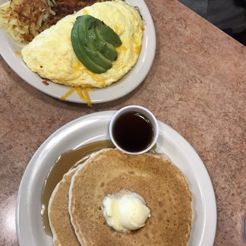 Steve's Cafe - Garden omelette with hash browns and pancakes! - Cafes Near Me - Helena, Montana Steve's Cafe - Garden omelette with hash browns and pancakes! - Cafes Near Me - Helena, Montana