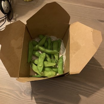 Sushi Sake - 9$ worth of edamame????? We just made an order tonight to go and got all the way home to this?? - Japanese Near Me - Saint Louis, Missouri
