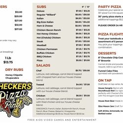 Checker's Pizza - Side 2