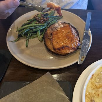 J Gilbert's - Maple glazed salmon & green beans. - Bars Near Me - Omaha, Nebraska J Gilbert's - Maple glazed salmon & green beans. - Bars Near Me - Omaha, Nebraska