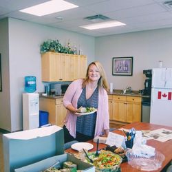 Kitchener Hypnosis - Enjoying our Free Lunch from The Chopped Leaf Waterloo.