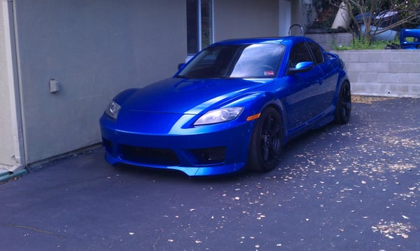 Photo of The Works Auto Body - Santa Clara, CA, US. Front bumper and side skirts by The Works