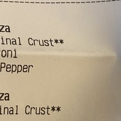 Hungry Howie's Pizza & Subs - Receipt