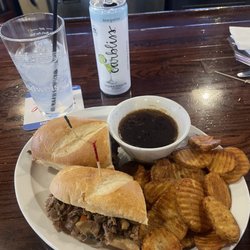 Rookies Sports Bar & Grill - Carbliss with a Philly (No cheese) and buffalo chips!