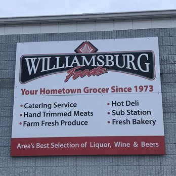 Williamsburg Foods - a sign on the side of a building - Grocery Near Me - Williamsburg, Iowa Williamsburg Foods - a sign on the side of a building - Grocery Near Me - Williamsburg, Iowa
