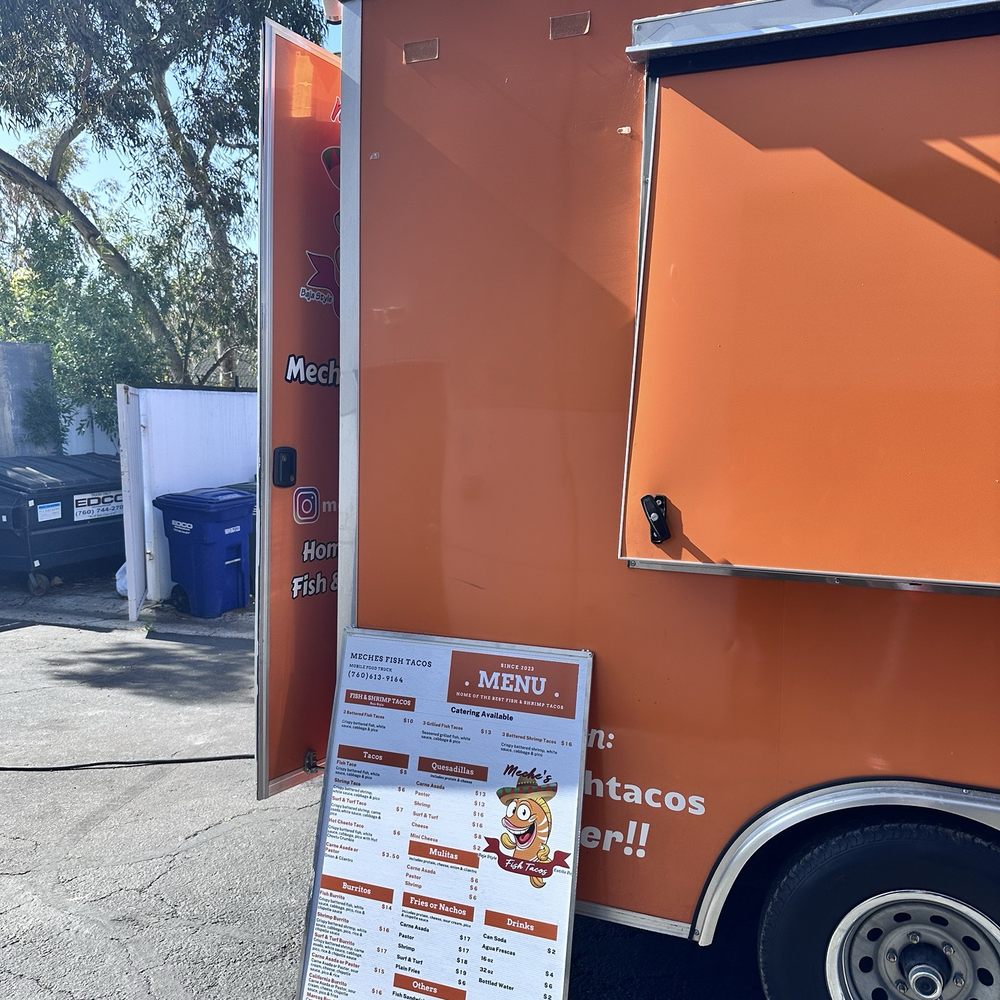 Meche's Fish Tacos - At Weir Beer Just before they opened. Patience is a virtue! - Food Trucks Near Me - Vista, California Meche's Fish Tacos - At Weir Beer Just before they opened. Patience is a virtue! - Food Trucks Near Me - Vista, California