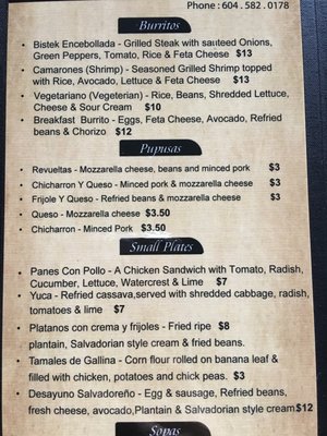 Menu photo 2 Don Chepe's Restaurant Coquitlam, BC Menu photo 2 Don Chepe's Restaurant Coquitlam, BC